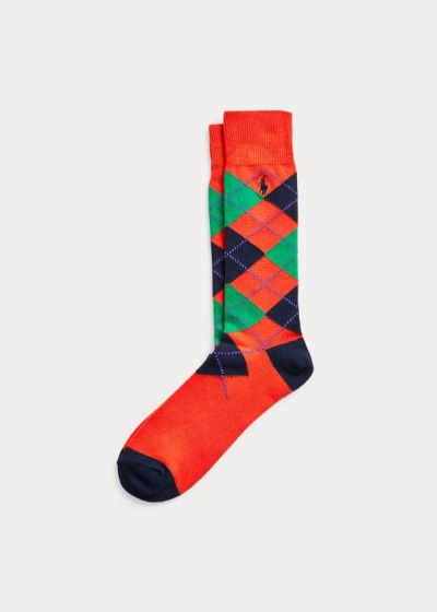 Men's Polo Ralph Lauren Argyle Dress Socks | 795680LRY